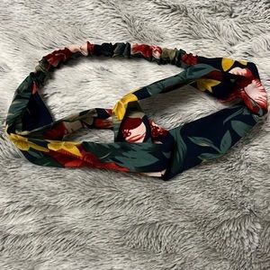 Unused floral headband